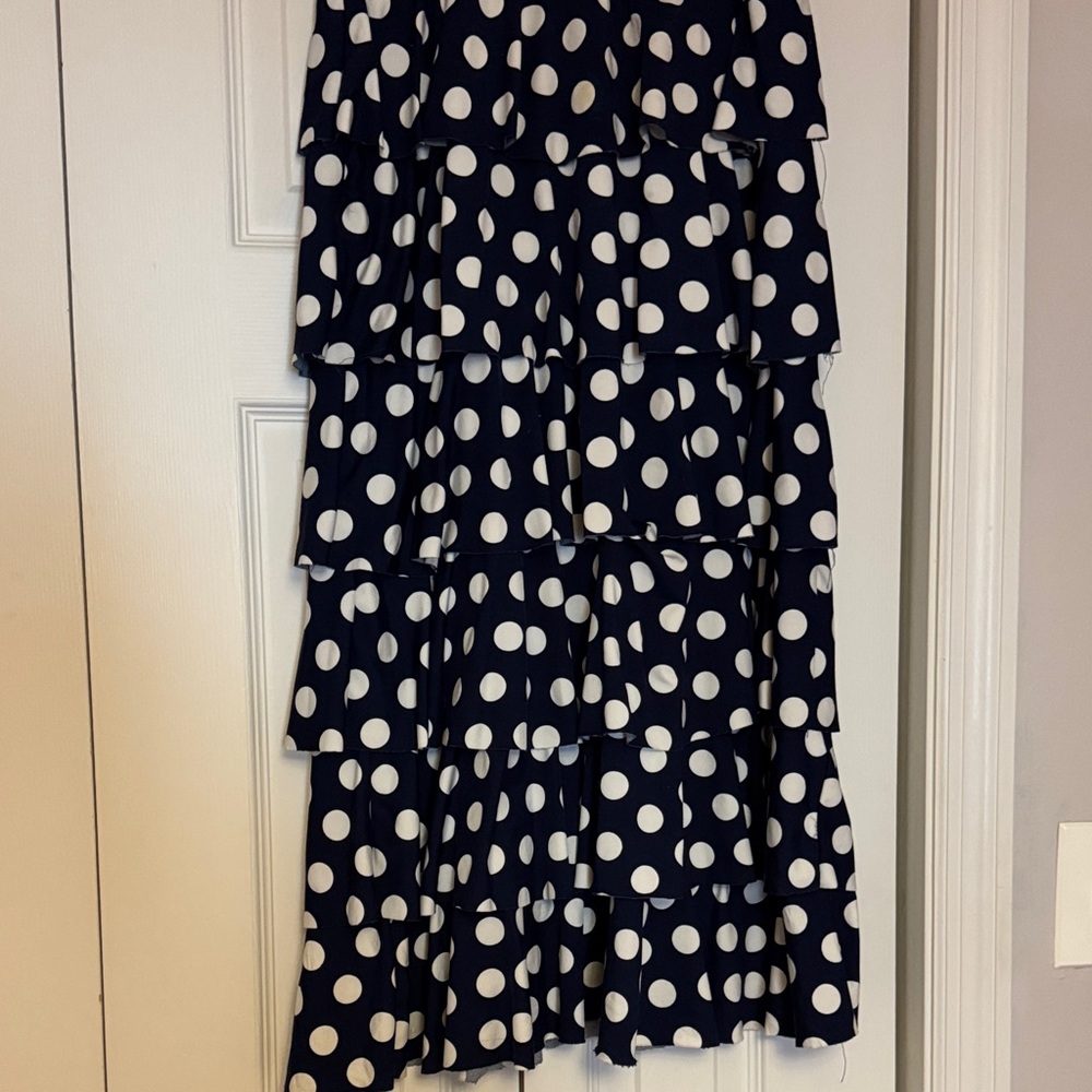 Polka Dot Tiered Kids Skirt